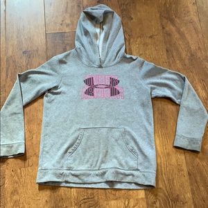 Grey  underarmour hoodie kids XL